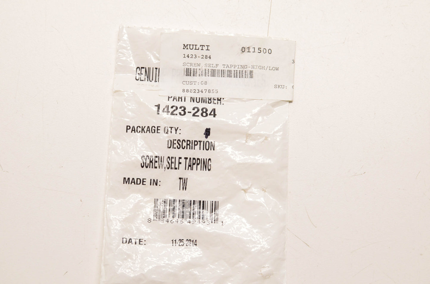 New OEM Arctic Cat 1423-284 High/Low Self Tapping Screw Qty 4 NOS