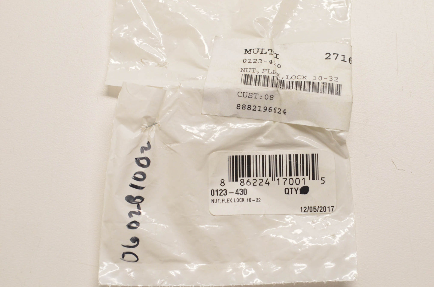 New OEM Arctic Cat 0123-430 Flex Lock Nut NOS
