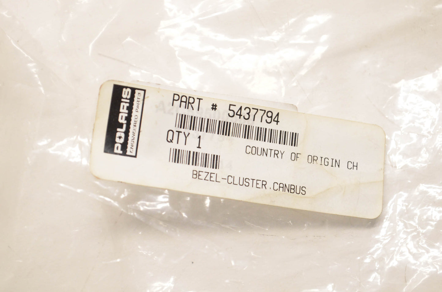 New OEM Polaris 5437794 Speedometer Cluster Bezel NOS