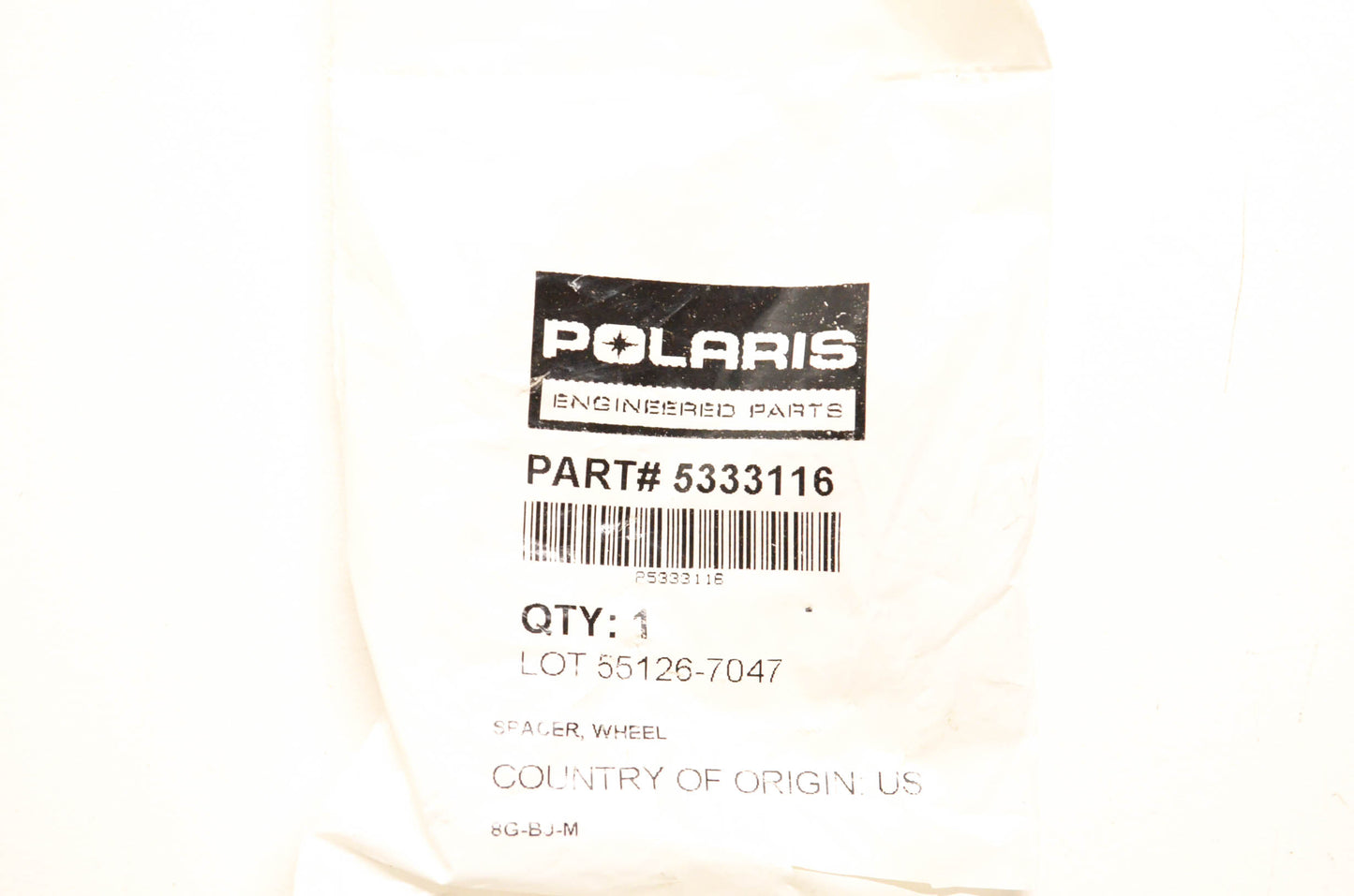 New OEM Polaris 5333116 Wheel Spacer NOS