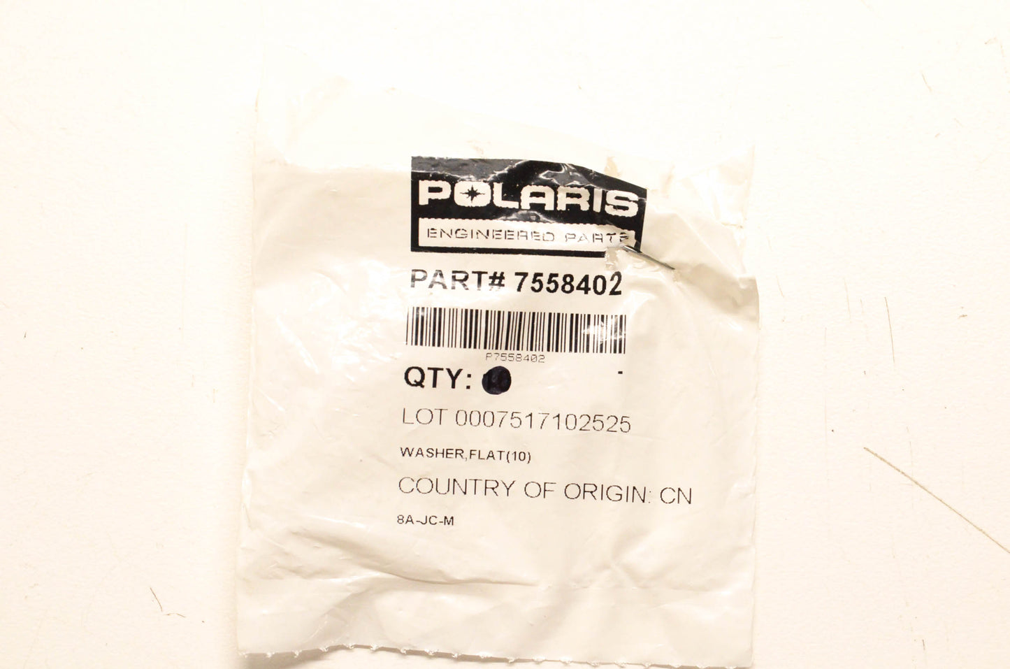 New OEM Polaris 7558402 Flat Washer NOS