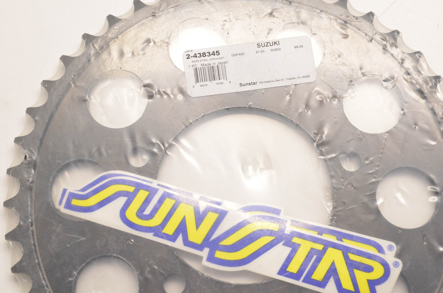 Sunstar 2-438345 Steel Rear Sprocket NOS