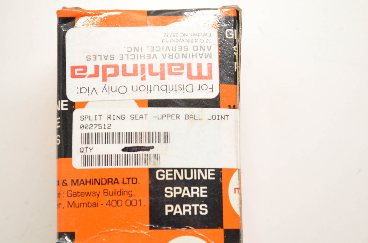 Mahindra 0027512 Split Ring Seat Upper Ball Joint Qty 2 NOS