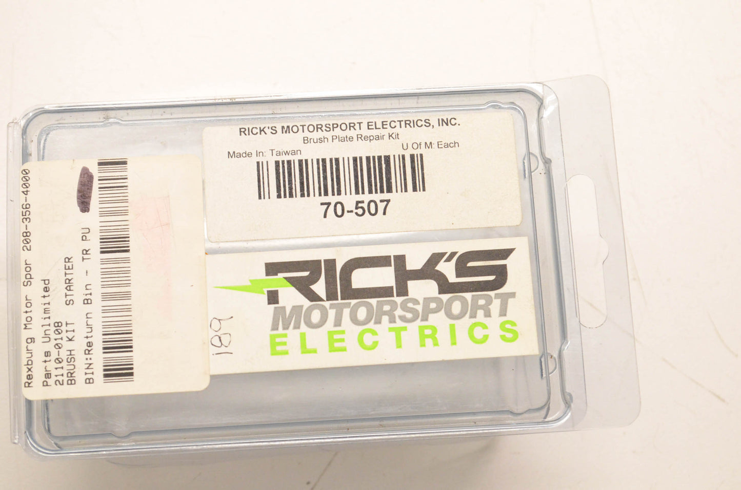 Rick's Motorsport 70-507 Brush Plate Repair Kit NOS