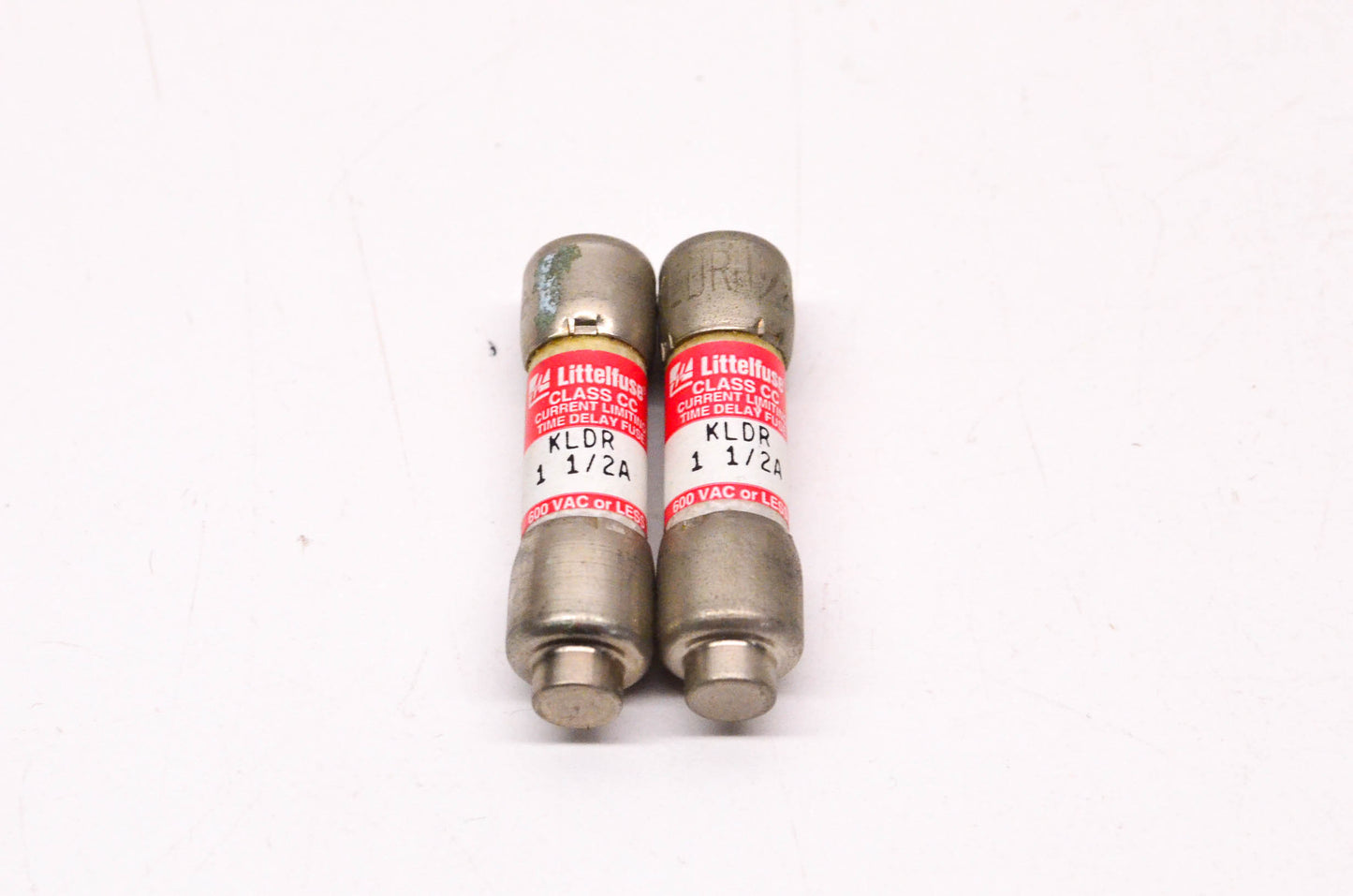 Littelfuse 1 1/2 Amp 600v AC or Less Current Limiting Time Delay Fuse Qty 2 NOS