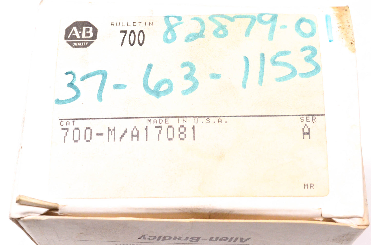 Allen Bradley 700-M/A17081 AC Relay Type P NOS