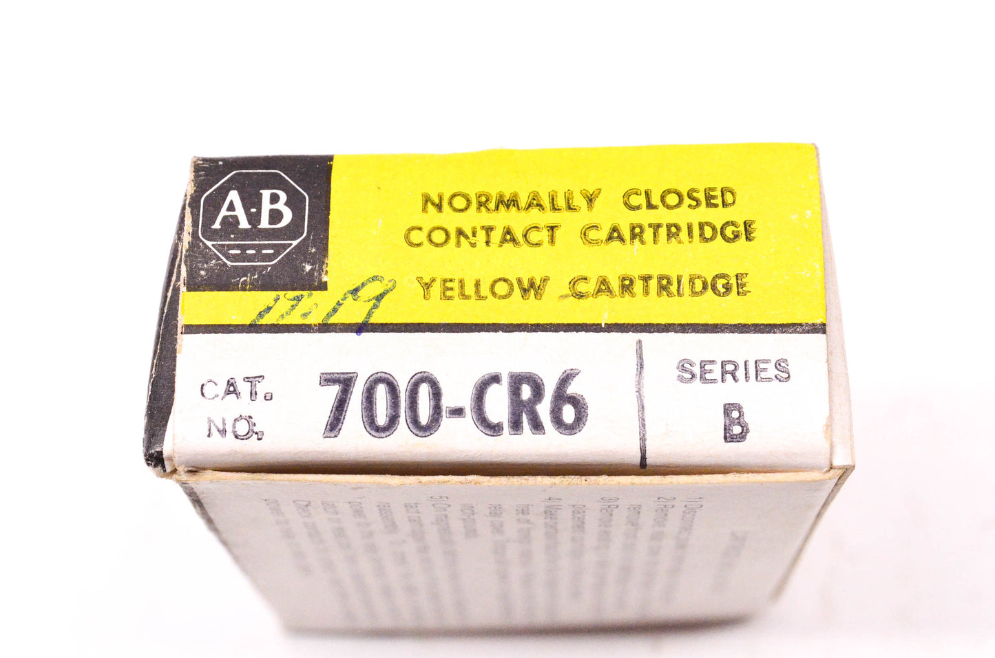 Allen Bradley 700-CR6 Normally Closed Contact Cartridge NOS