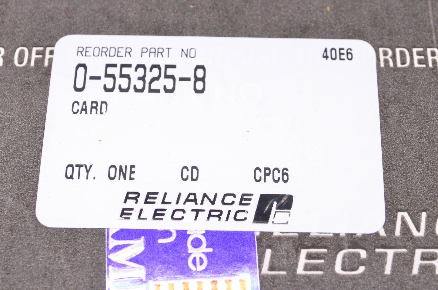 Reliance Electric 0-55325-8 Current Voltage Board NOS