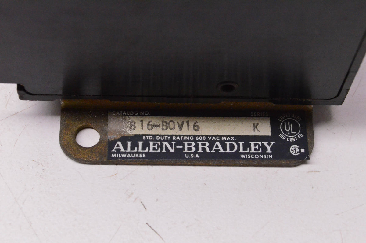 Allen Bradley 816-BOV16, 816-B0V16 Overload Relay