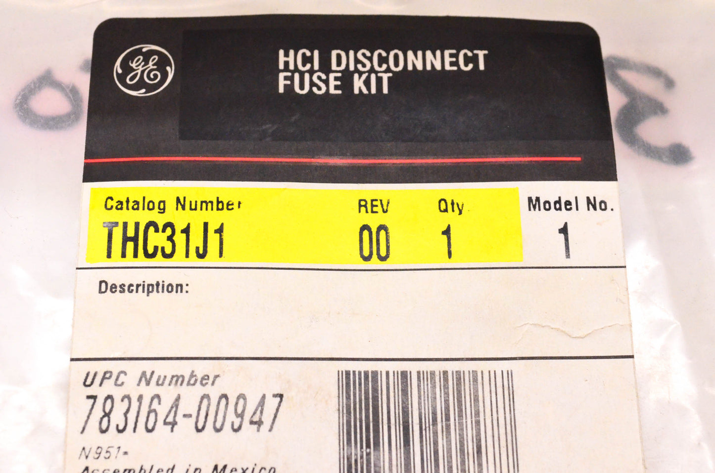 General Electric THC31J1 Fuse Clip Kit NOS