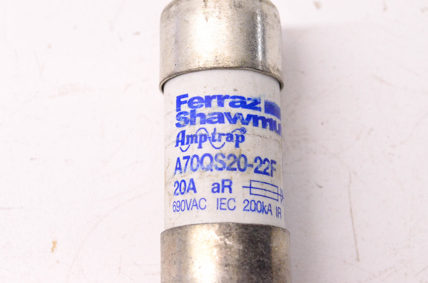 Ferraz Shawmut A70QS20-22F 20 Amp 690 Volt AC Amp-Trap Fuse NOS