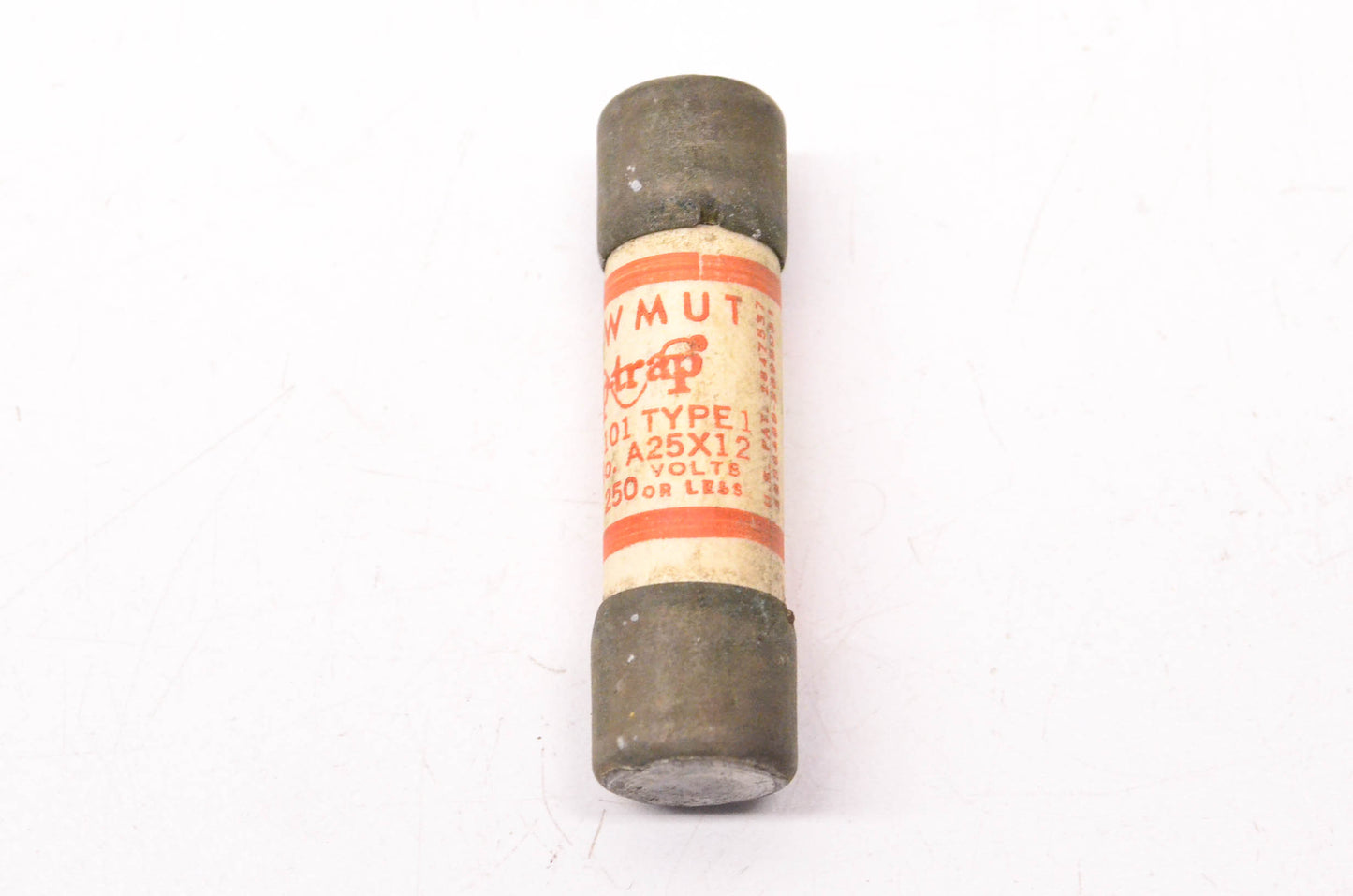 Shawmut A25X12 12 Amp 250 Volt or Less Amp-Trap Fuse NOS