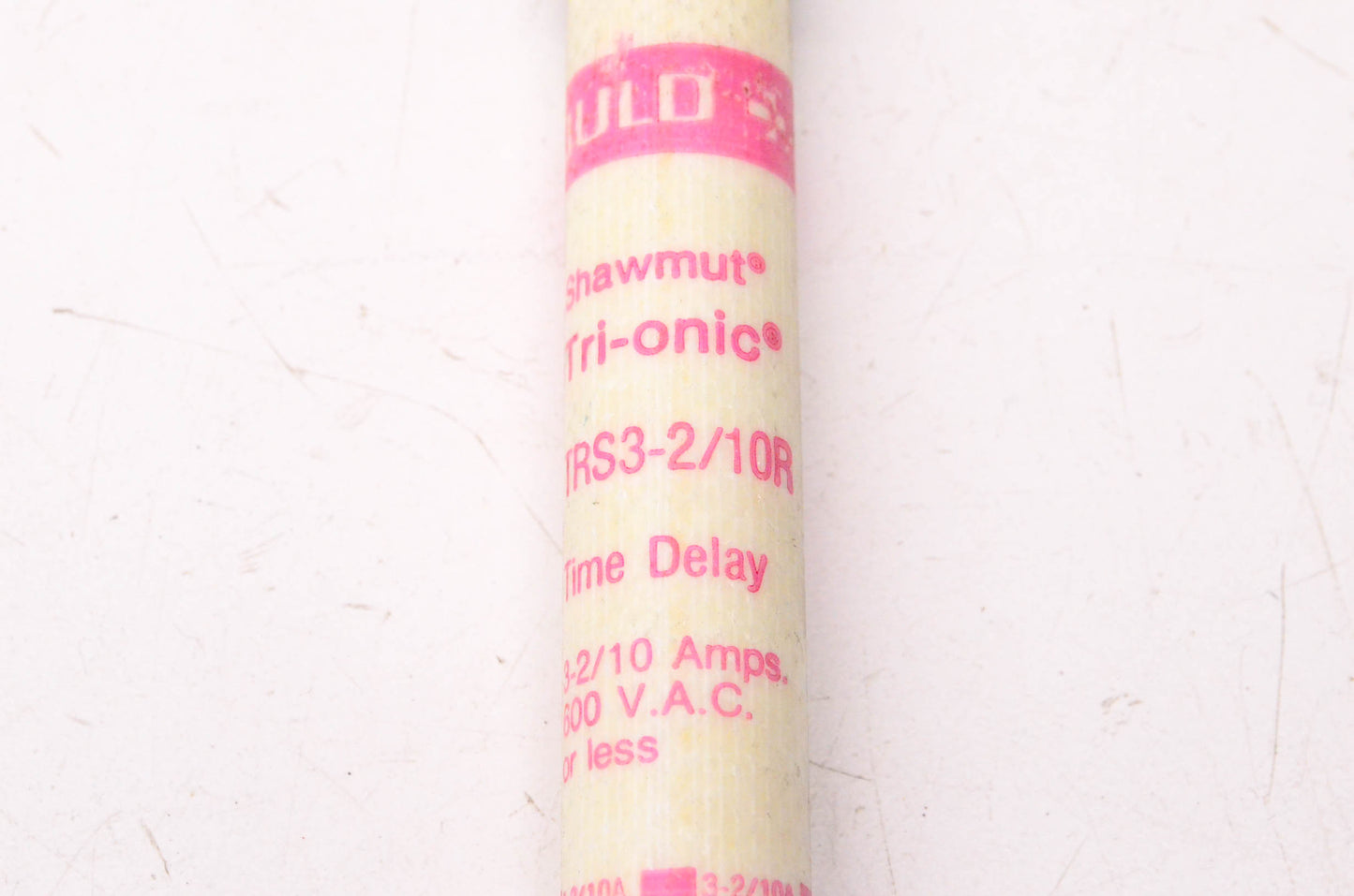 Gould TRS3-2/10R 3 2/10 Amp 600 Volt AC Tri-Onic Fuse NOS