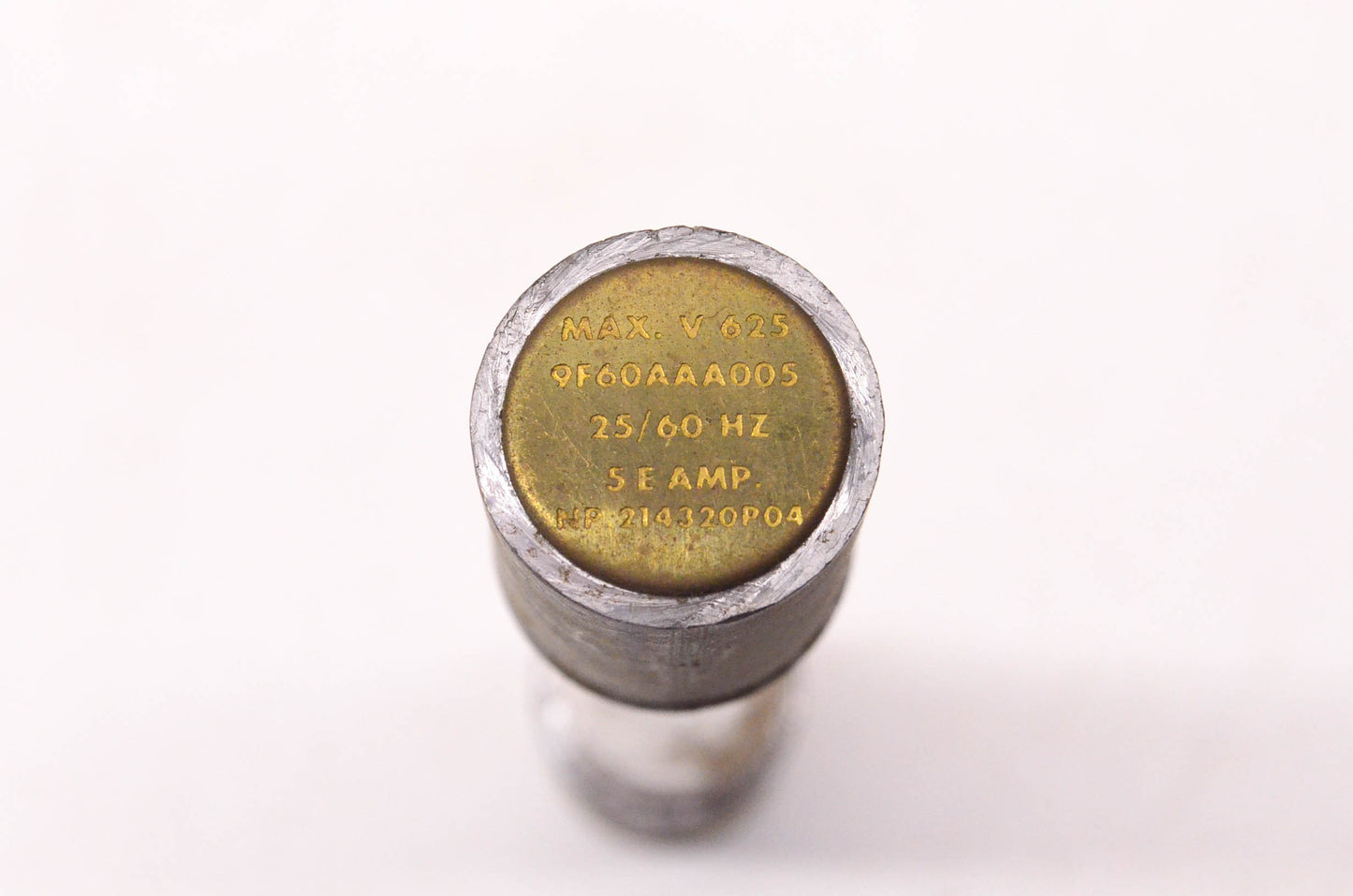 General Electric 9F60AAA005 5E Amp 625 Volt Max Current Limiting Fuse NOS
