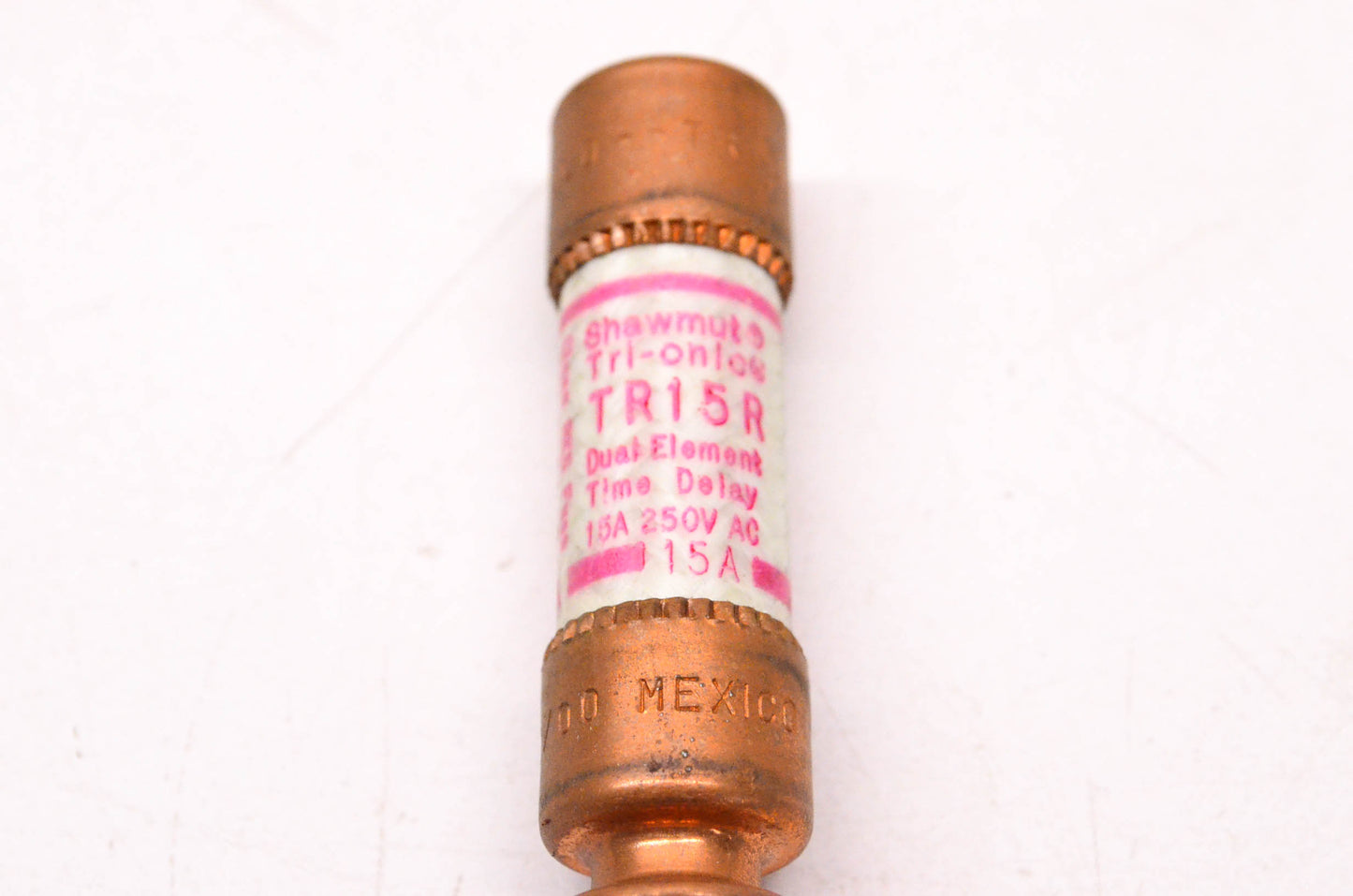 Tri-onic TR15R 15 Amp 250 Volt Fuse NOS