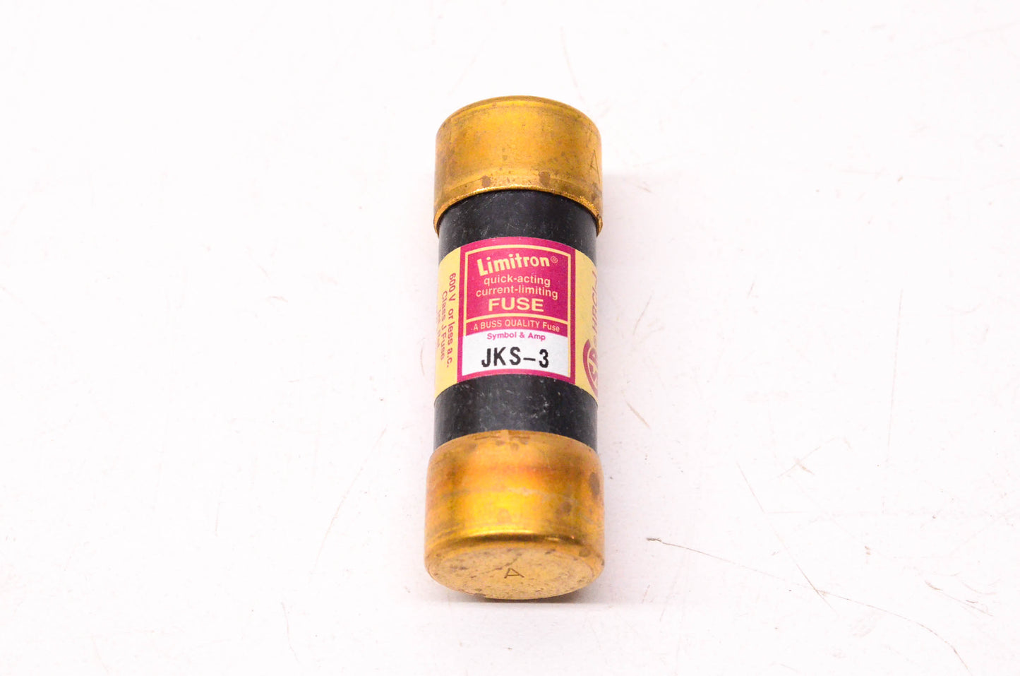 Cooper Bussmann JKS-3 3 Amp 600 Volt Current-Limiting Fuse NOS