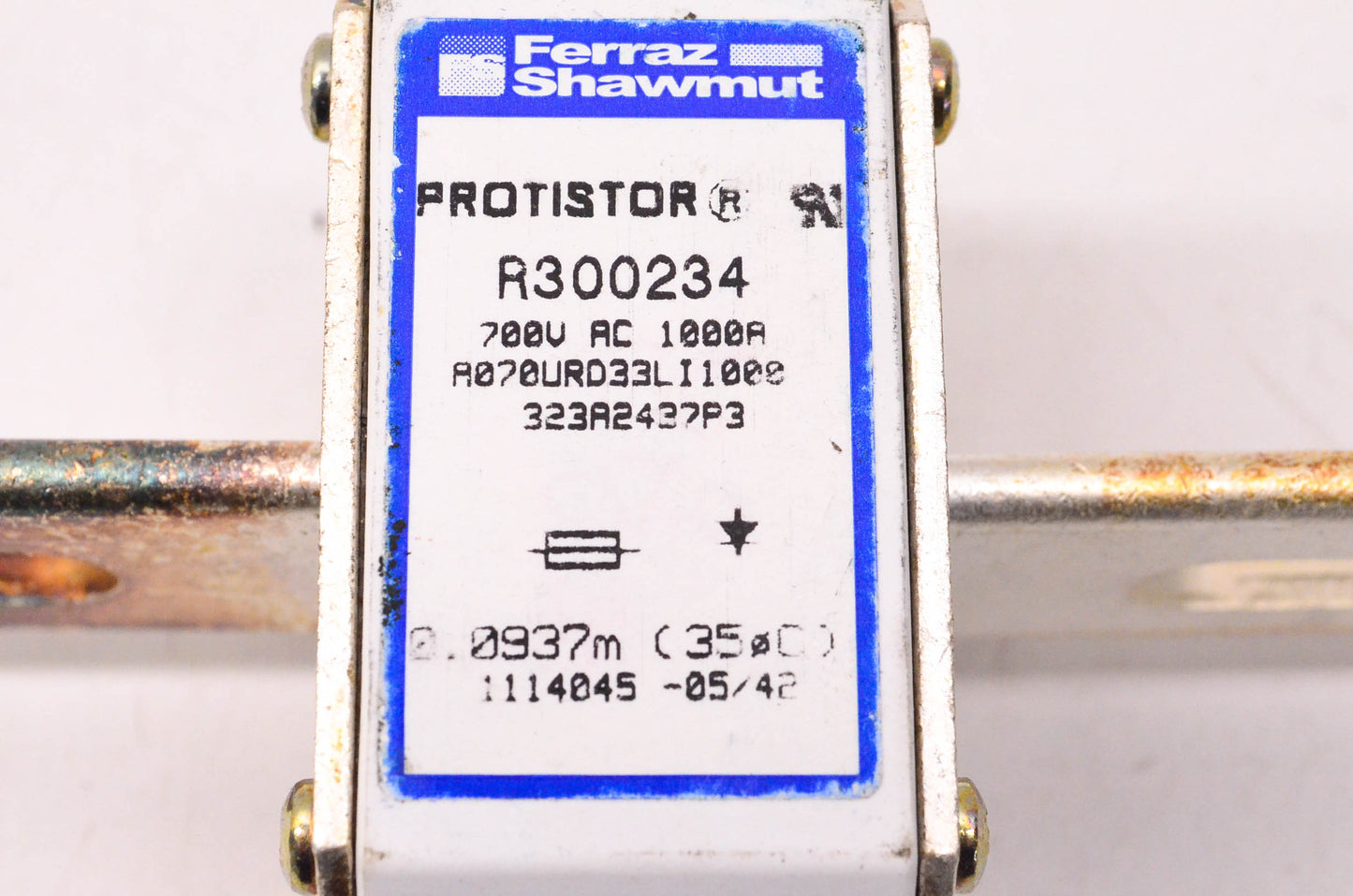 Ferraz Shawmut R300234 1000 Amp 700 Volt AC Protistor Fuse NOS