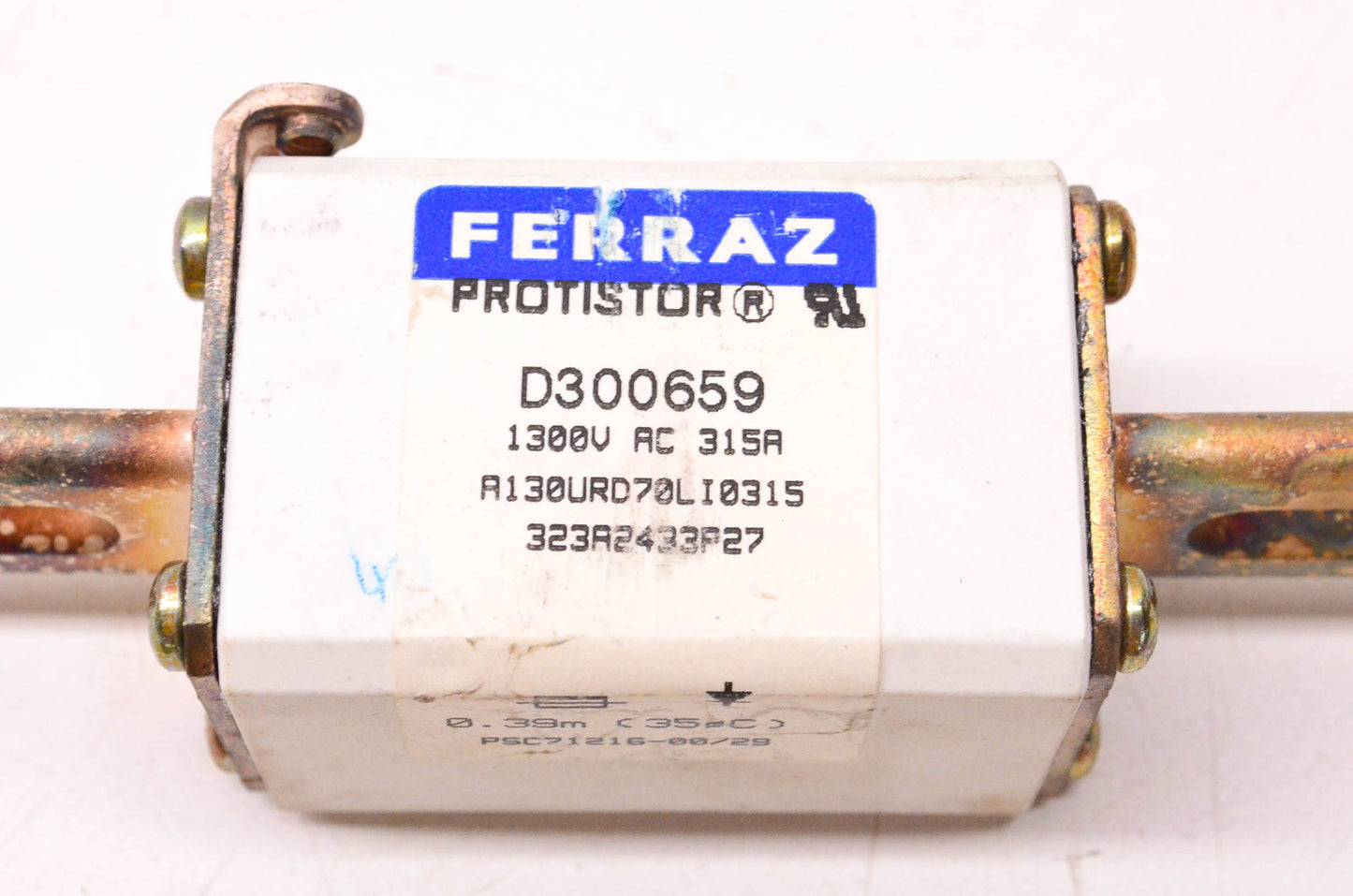 Ferraz D300659, A323A2433P27 1300 Volt AC 315 Amp Protistor Fuse NOS
