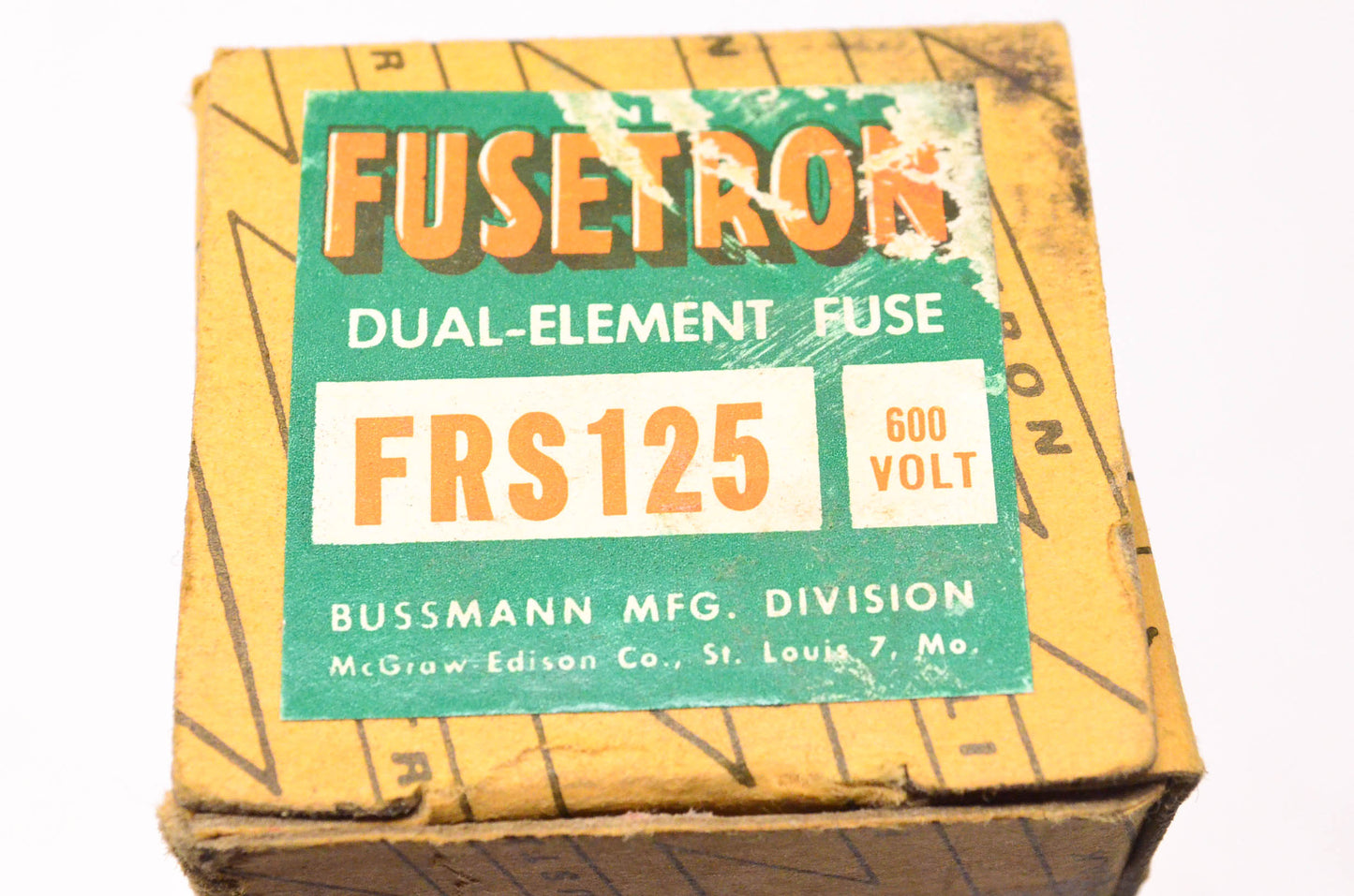 Cooper Bussmann FRS125 600 Volt 125 Amp Fuse NOS