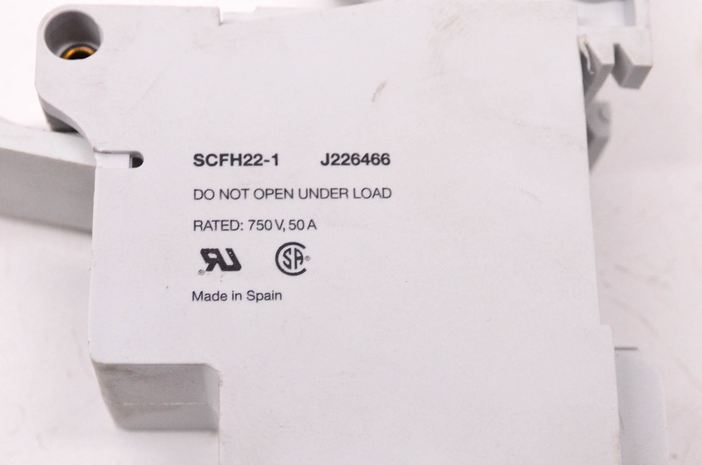 Ferraz Shawmut SCFH22-1, J226466 Fuse Holder Semiconductor NOS
