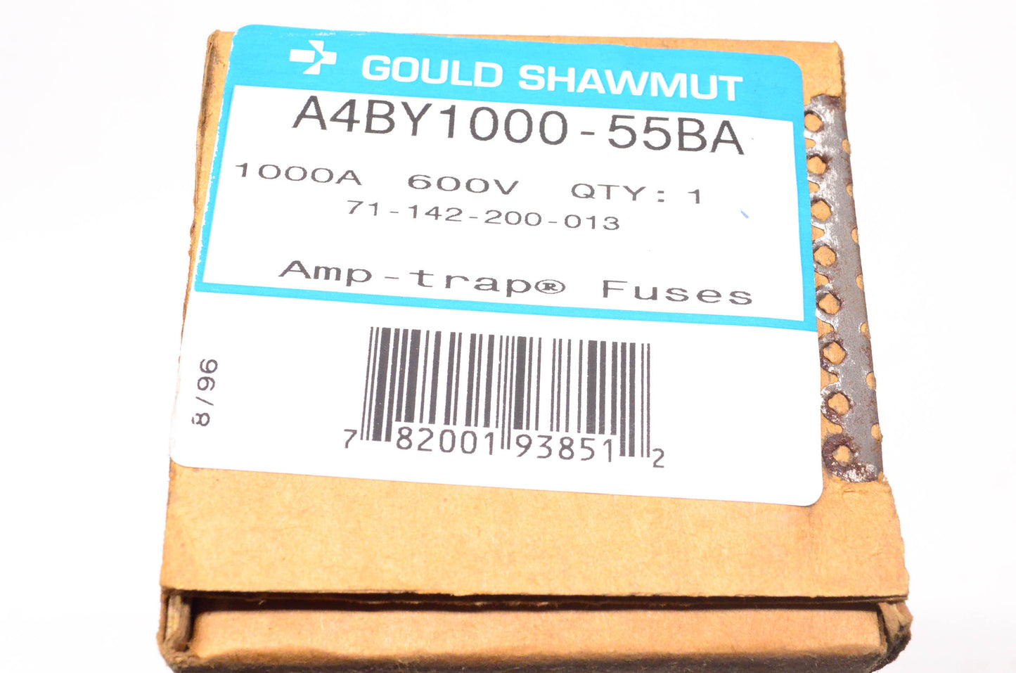 Gould Shawmut A4BY1000-55BA 600 Volt 1000 Amp Amp-Trap Fuse NOS