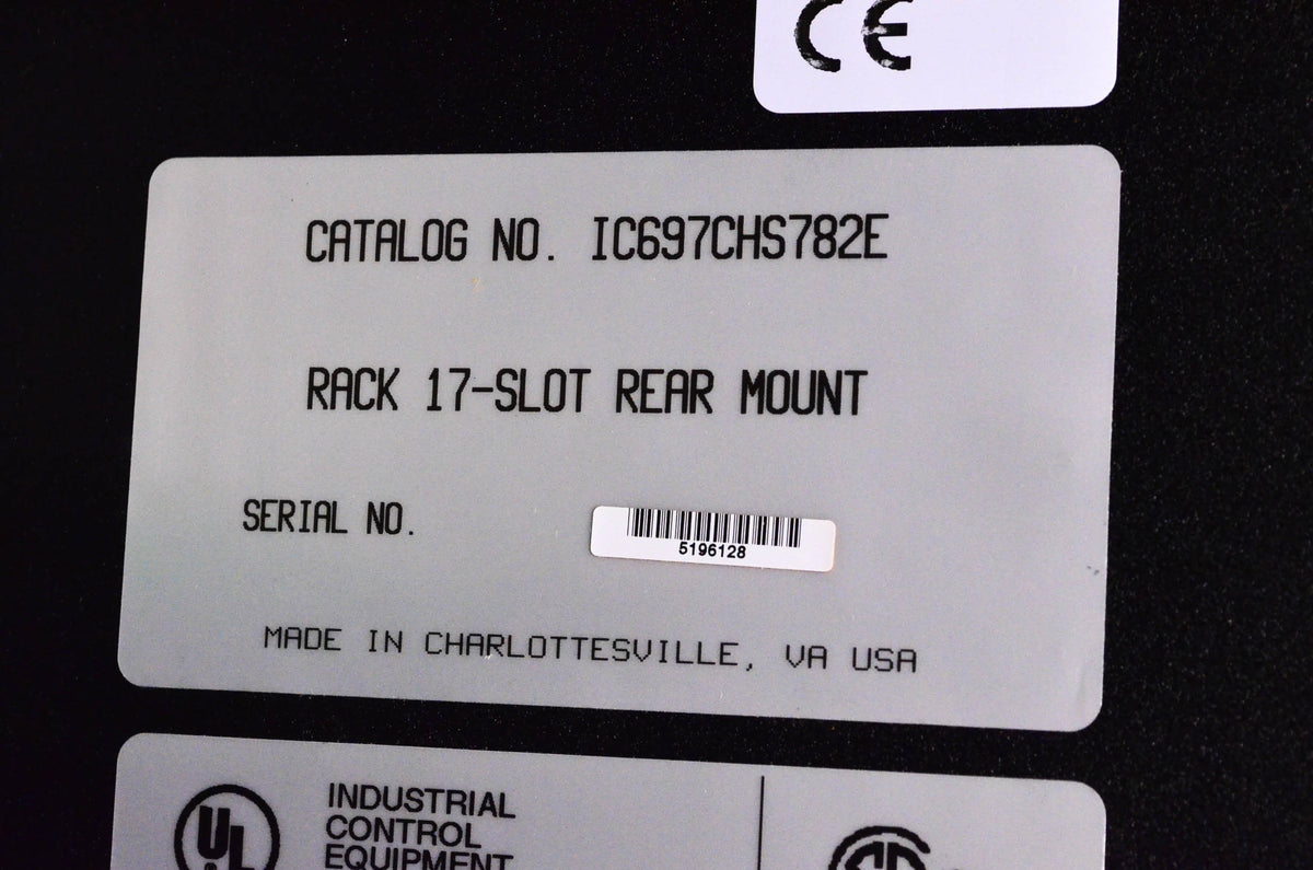 General Electric IC697CHS782E GE Fanuc Rear Mount Slot Rack NOS