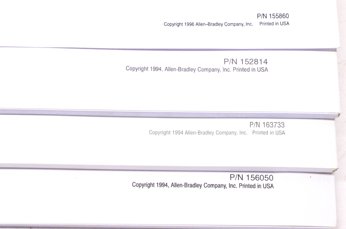 Allen Bradley 156050, 163733, 152814 Bulletin 1336 Manual Kit NOS