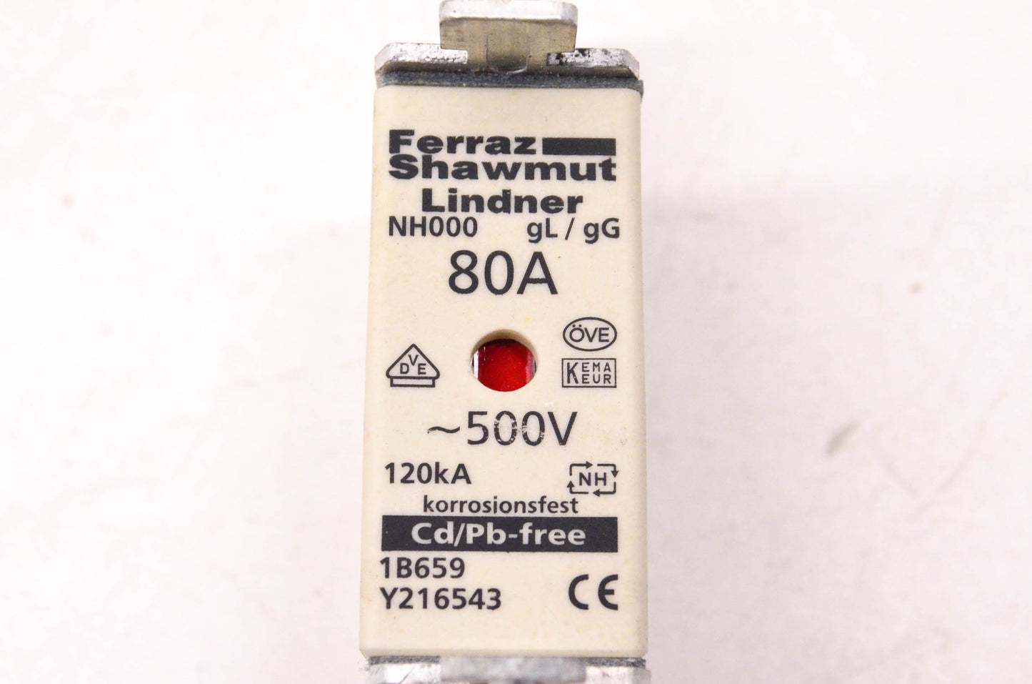 Ferraz Shawmut Y216543, 1B659 80 Amp 500 Volt Fuse NOS
