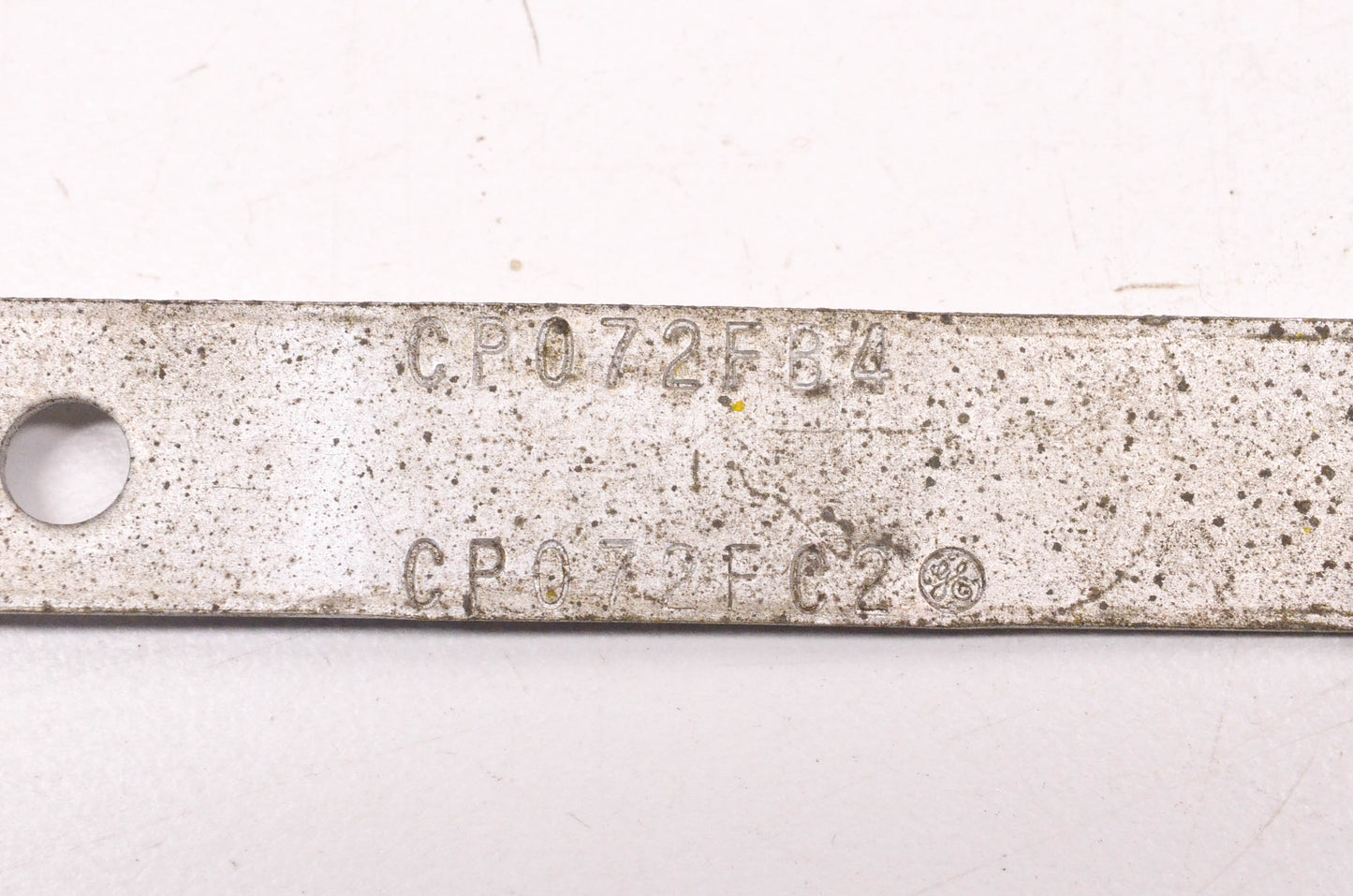 General Electric CP07FB4, CP07FC2 3.75"x.5" Capacitor Hold Down Clamps Qty 2 NOS