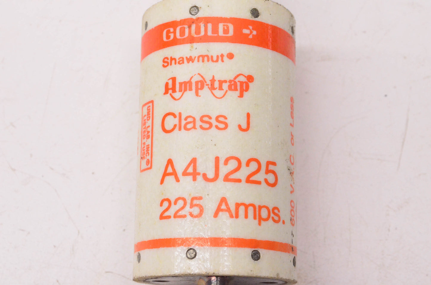 Gould A4J225 225 Amp 600 Volt AC or Less Class J Amp-Trap Fuse NOS