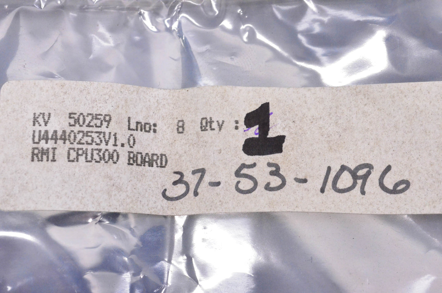 Metso Automation Inc. U4440253, U4440253V1.0 CPU300 Board NOS