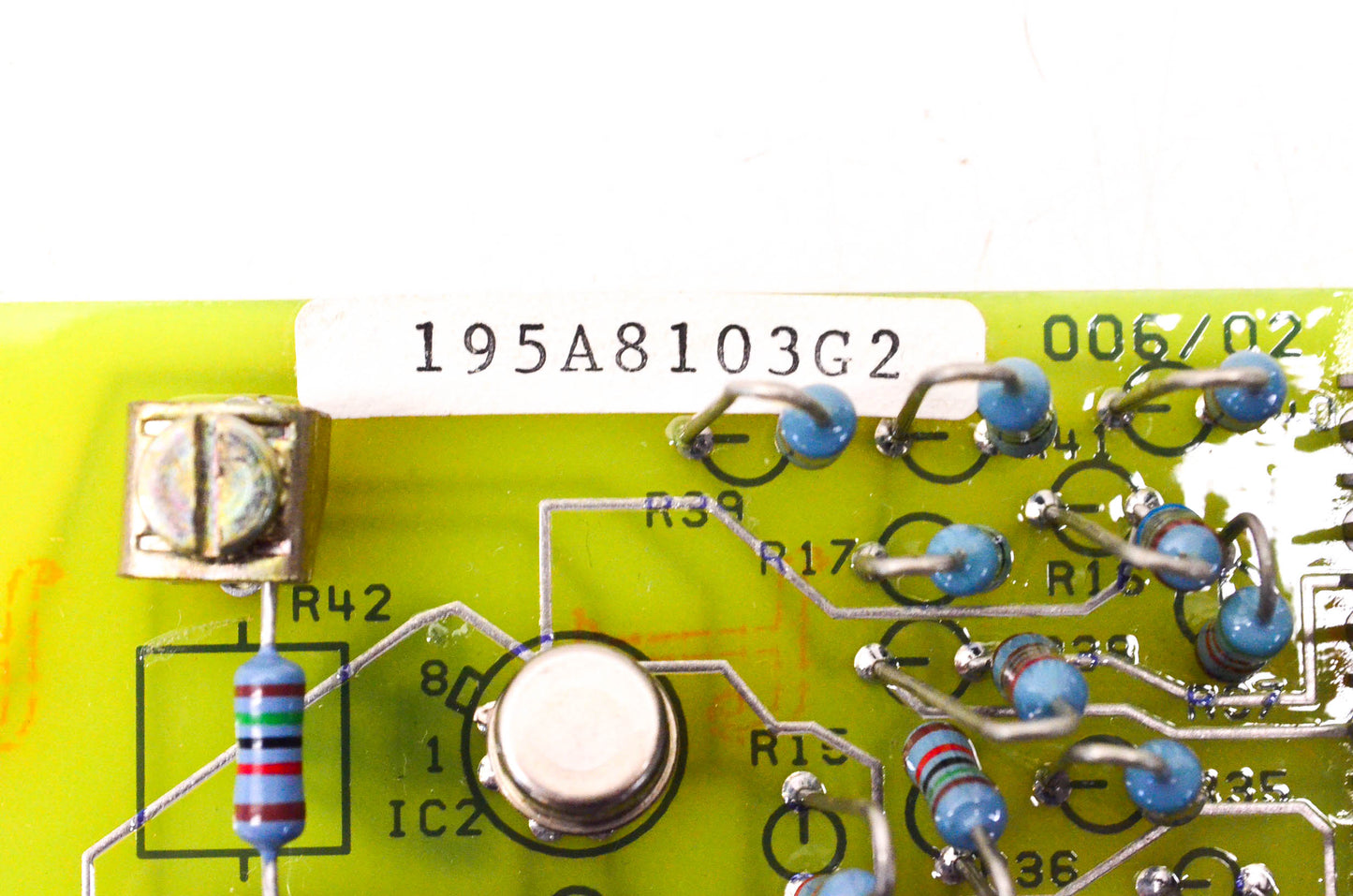 General Electric 195A8103G2, 68A944556, 61803-01 General Electric PCB Board NOS