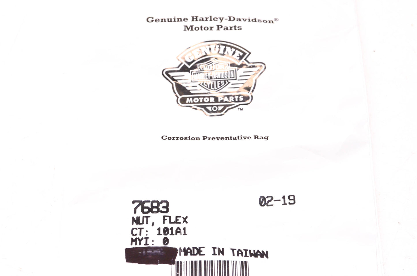 New OEM Harley-Davidson 7683 Flex Nut NOS