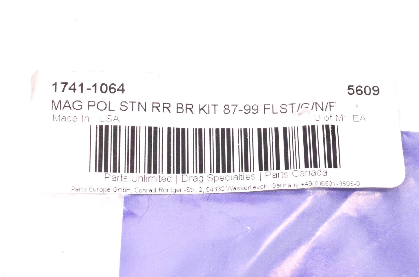 Magnum 1741-1064 Braided Brake Line Kit NOS
