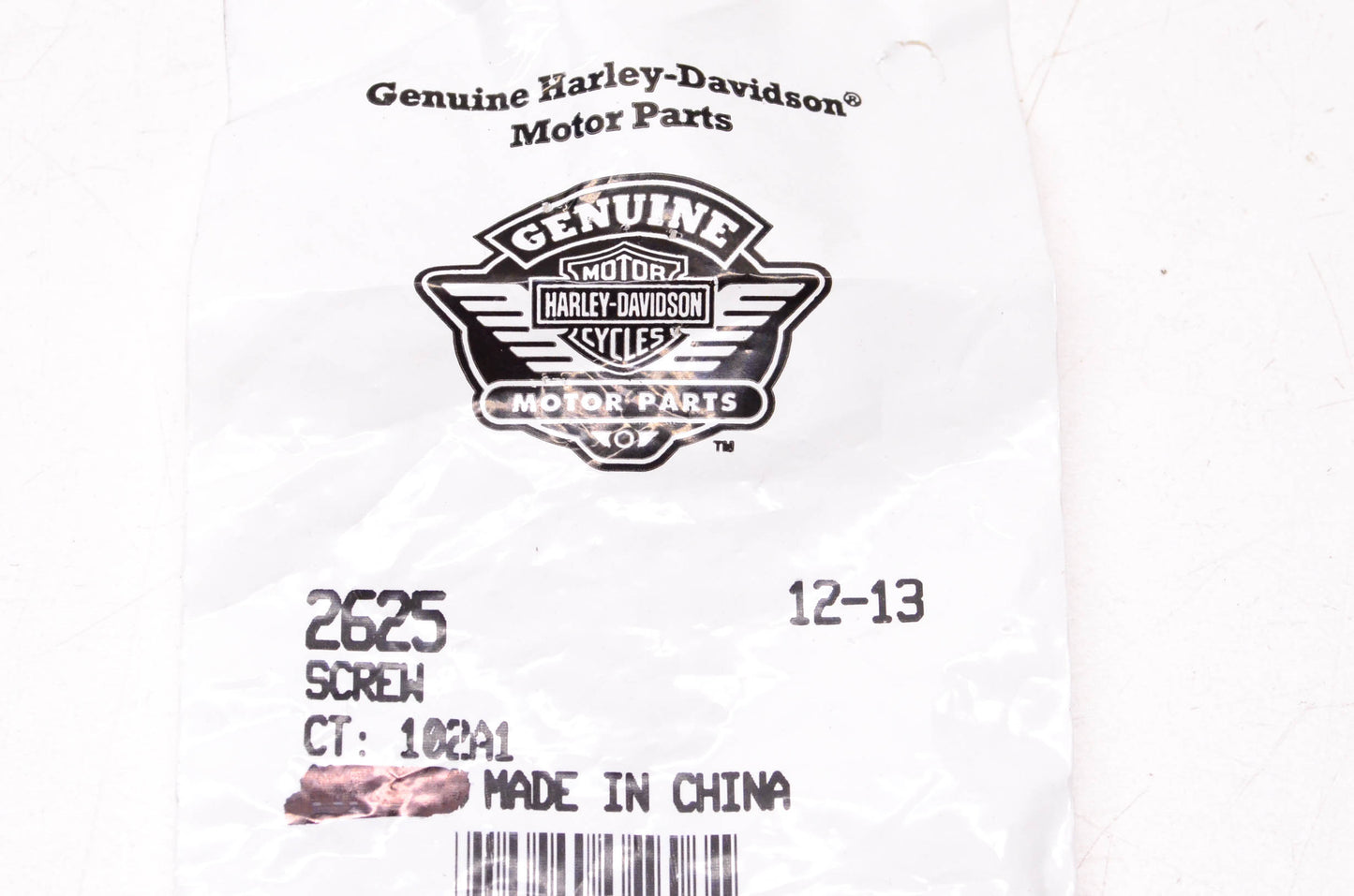 New OEM Harley-Davidson 2625 Pozidriv Pan Head Screw Qty 5 NOS