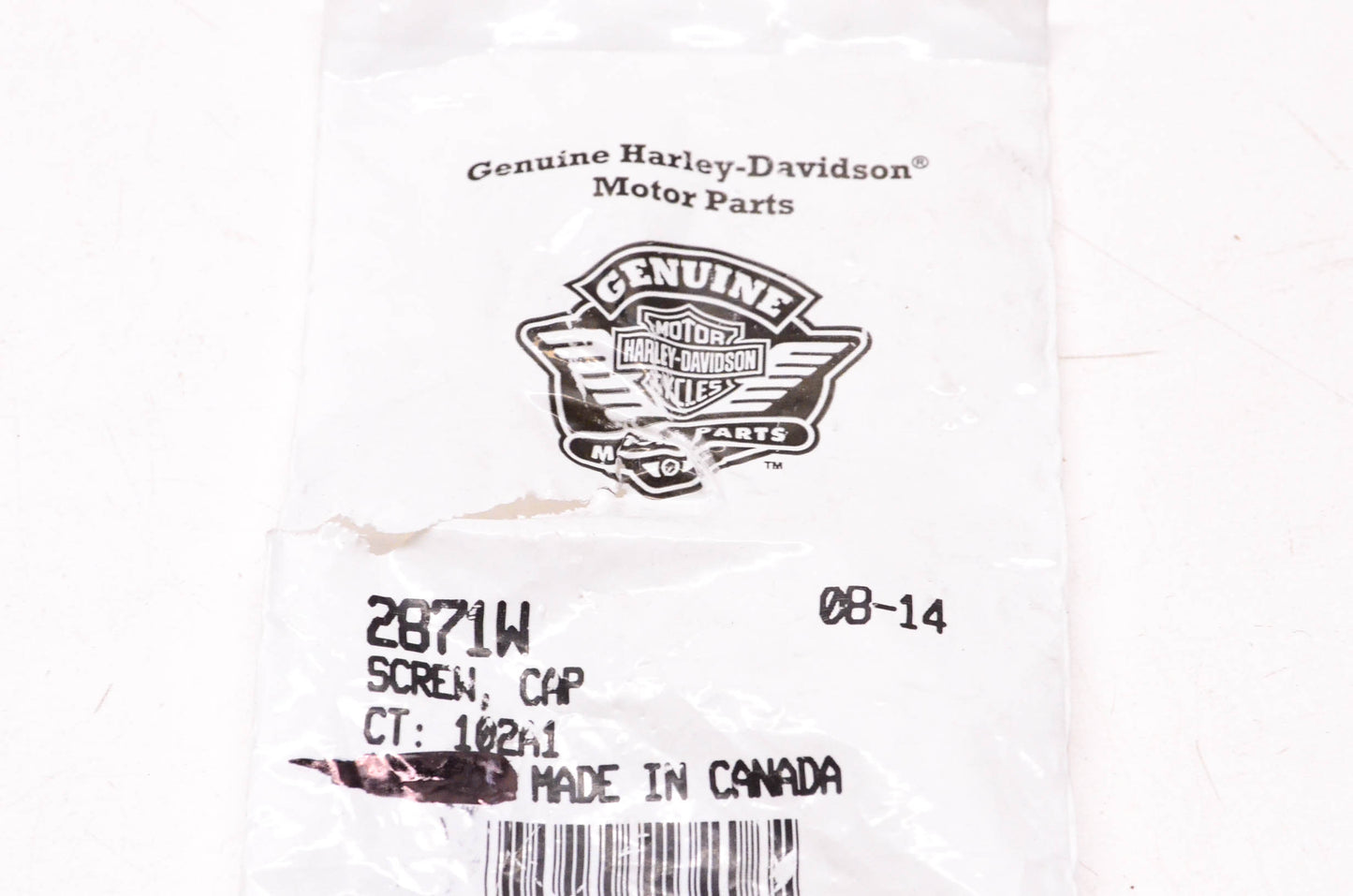 New OEM Harley-Davidson 2871W Cap Screw NOS