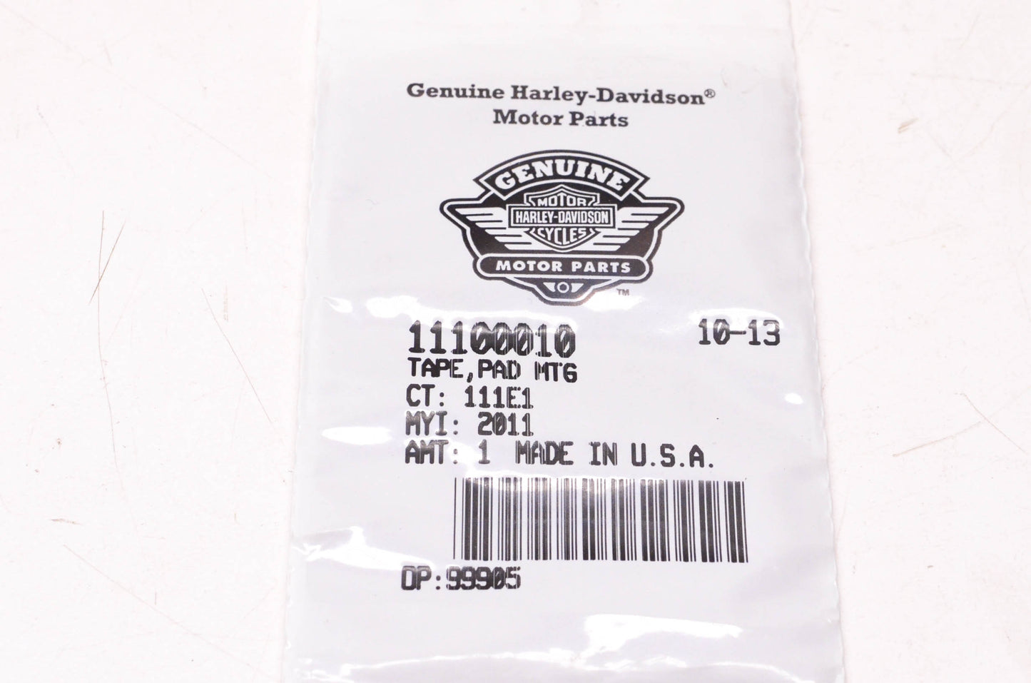 New OEM Harley-Davidson 11100010 Mounting Pad Tape NOS