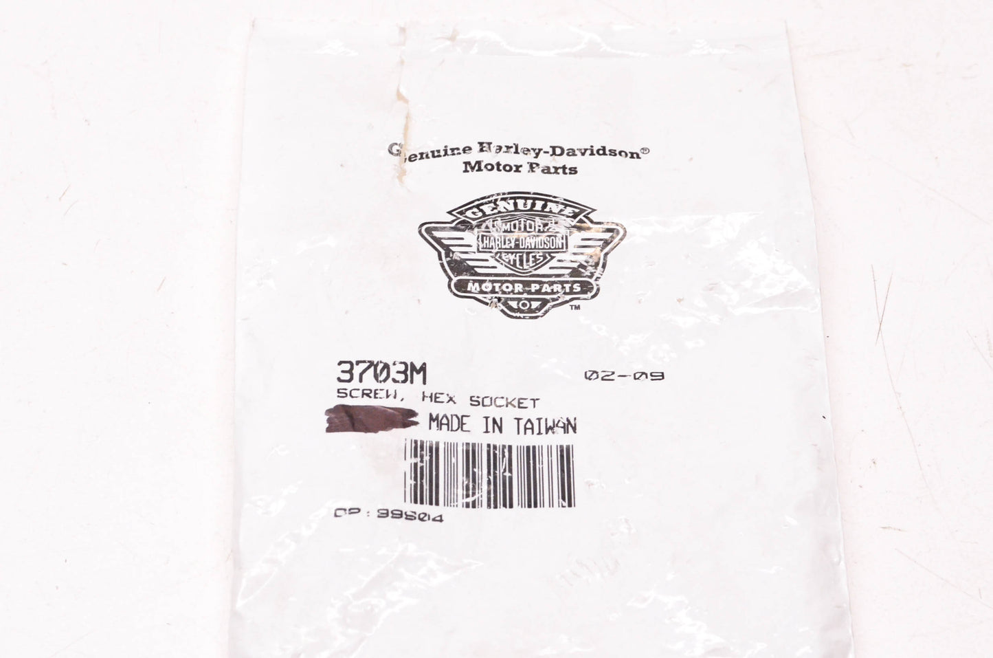 New OEM Harley-Davidson 3703M Hex Socket Screw NOS