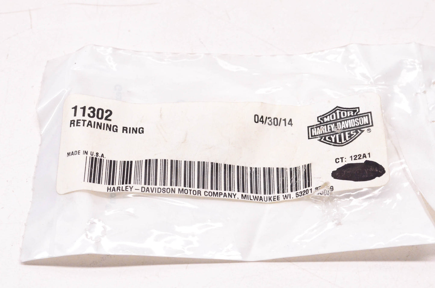 New OEM Harley-Davidson 11302 Retaining Ring NOS