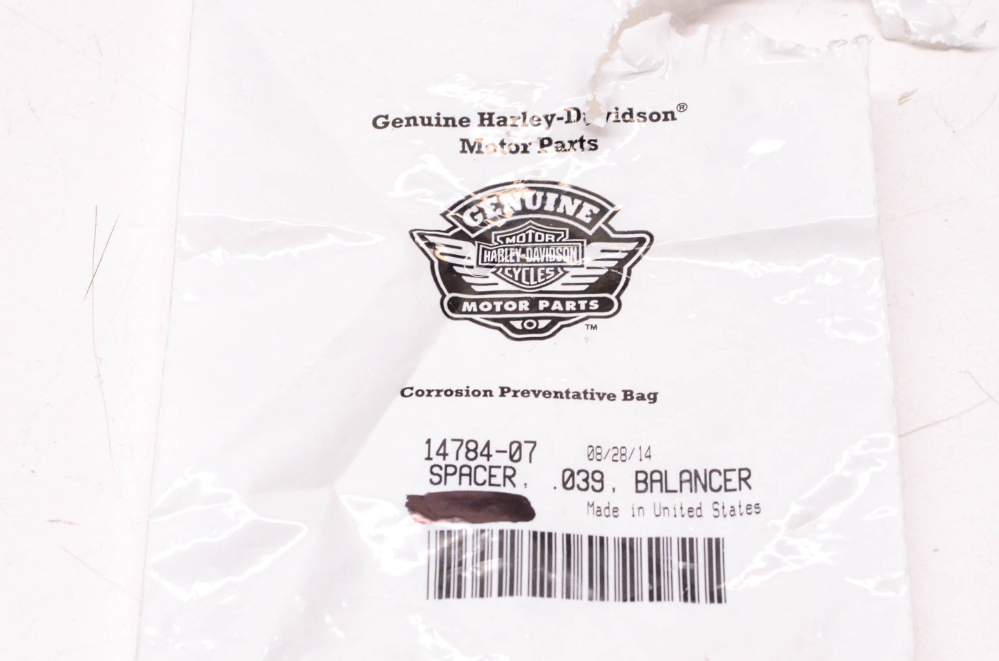 New OEM Harley-Davidson 14784-07 Spacer NOS
