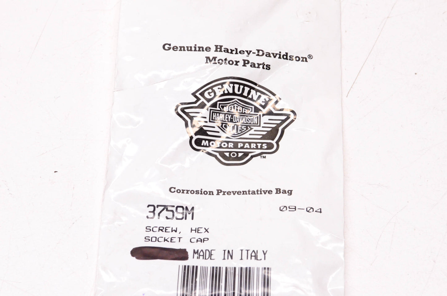 New OEM Harley-Davidson 3759M Hex Socket Cap Screw Qty 3 NOS