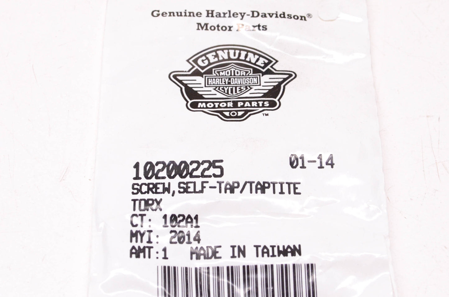 New OEM Harley-Davidson 10200225 Self-Tap Torx Screw NOS