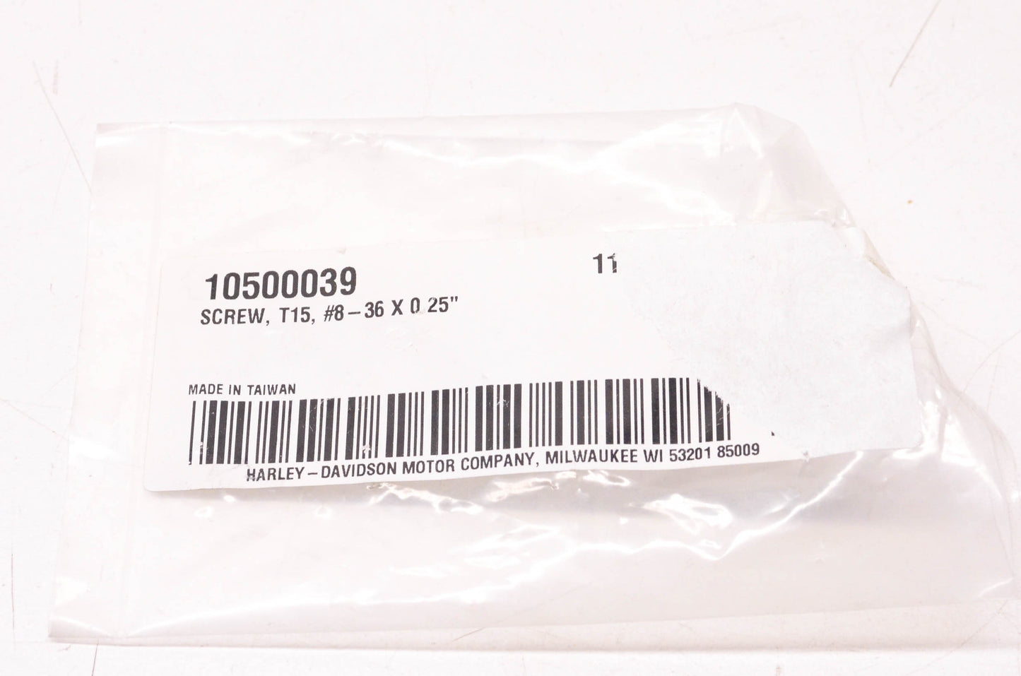New OEM Harley-Davidson 10500039 Torx Head Screw NOS