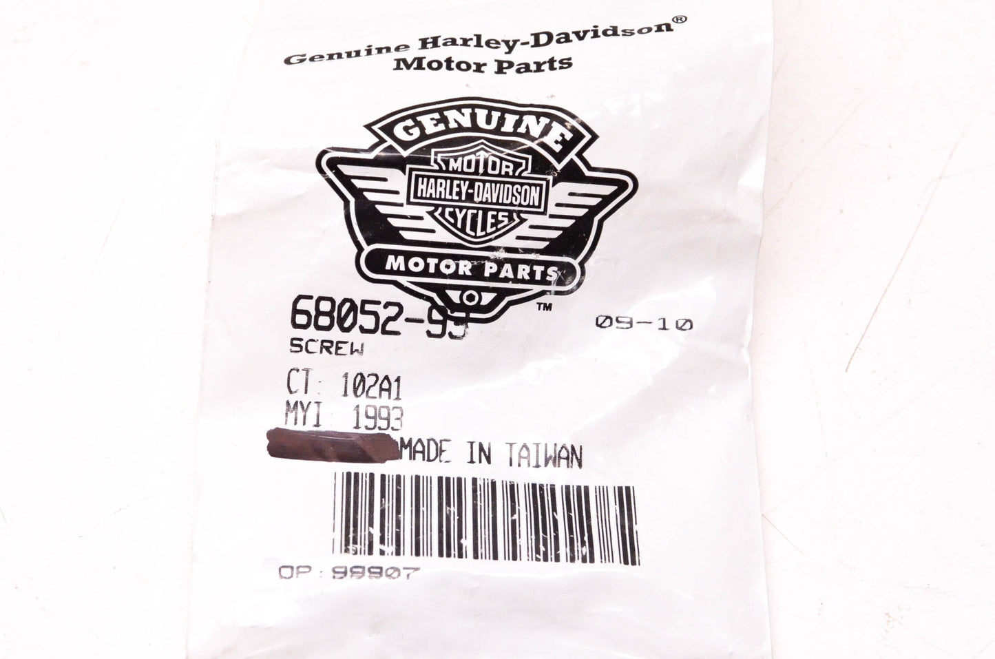New OEM Harley-Davidson 68052-93 Screw Qty 3 NOS