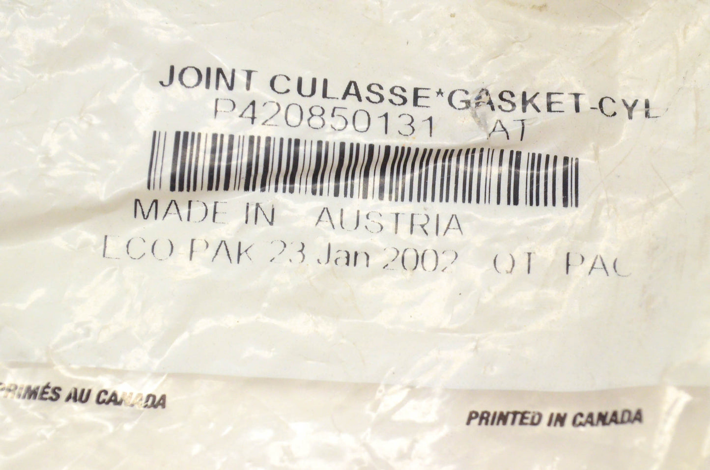 Aftermarket 420850131 Cylinder Head Gaskets Qty 2 NOS