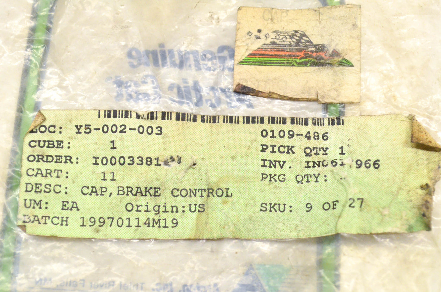 New OEM Arctic Cat 0109-486 Brake Control Cap NOS