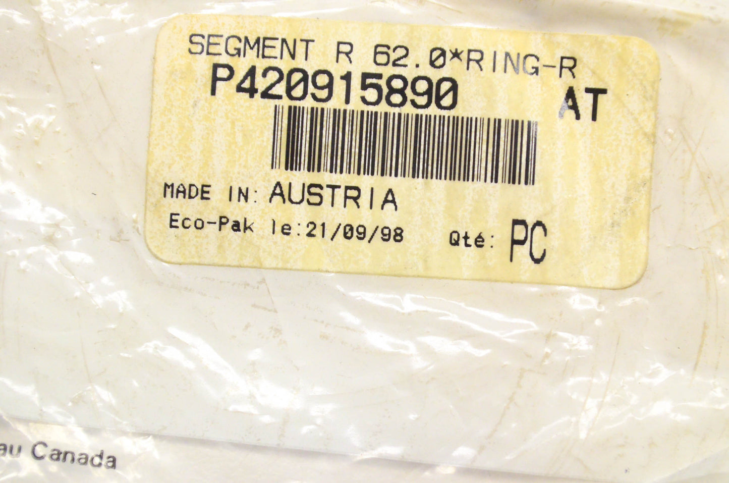 Aftermarket 420915890 Piston Ring NOS