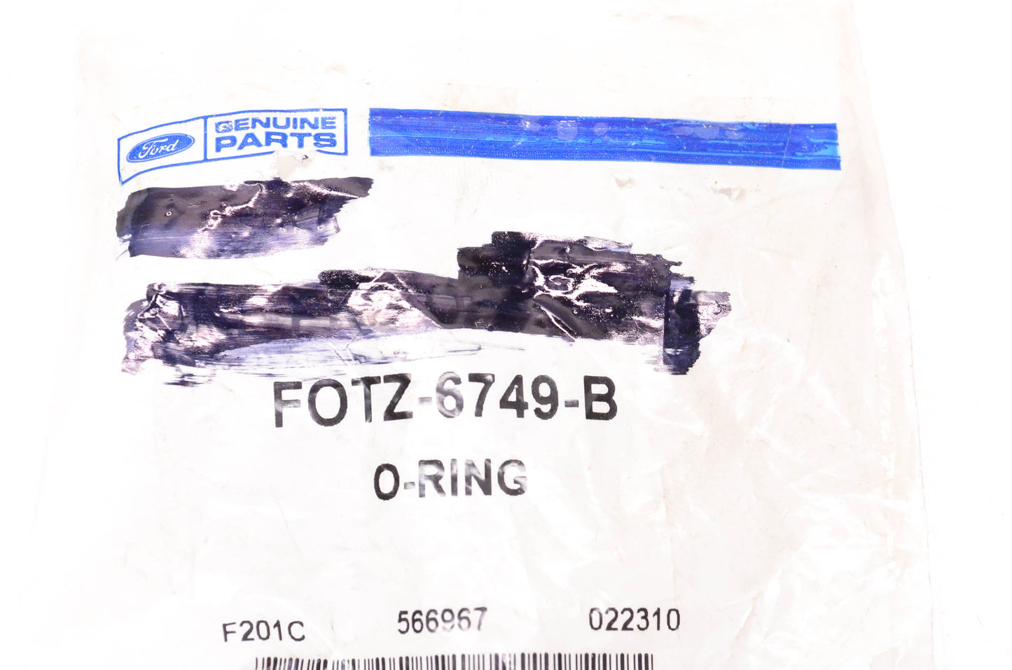 New OEM Ford F0TZ-6749-B, FOTZ-6749-B O-Ring Qty 2 NOS