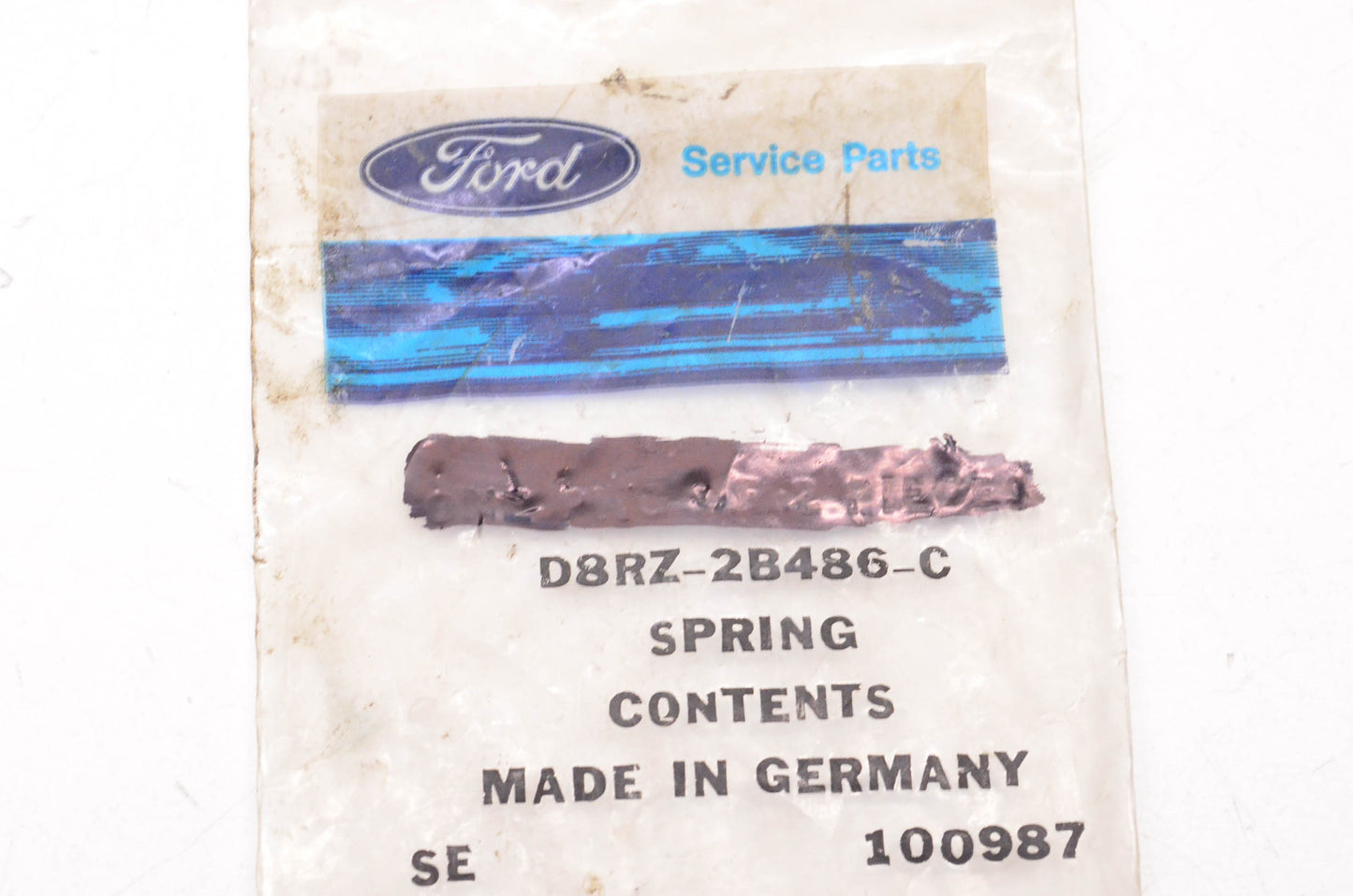 New OEM Ford D8RZ-2B486-C Spring Qty 2 NOS