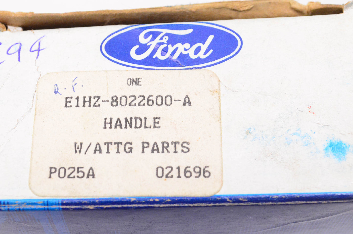 New OEM Ford E1HZ-8022600-A Interior Door Handle NOS